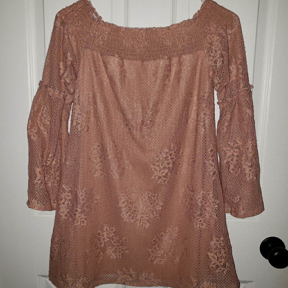 Pink Lace Dress